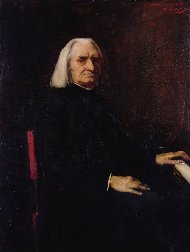フランツ・リストの肖像（1811-86）1886